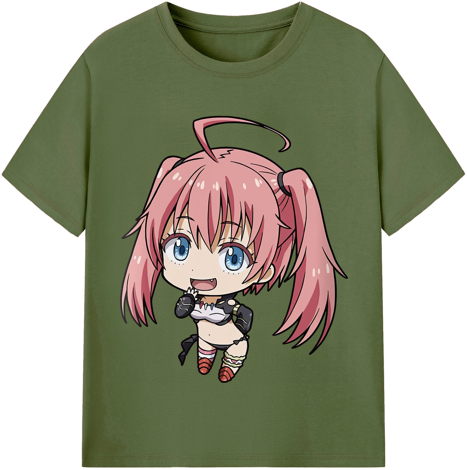 （画像用） 転スラ Regarding Reincarnated to Slime 綿100％半袖Tシャツ（フロントプリント）